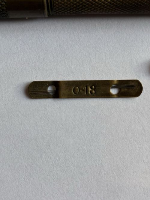 Vintage Brass Tool Pin Vice Hand Tool with Fine Gauge Needles Made In England — image 6