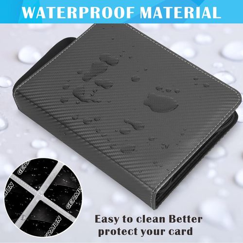 900PCS Pockets Trading Card Binder Holder Double Sided Zip Folder Album Book — image 5