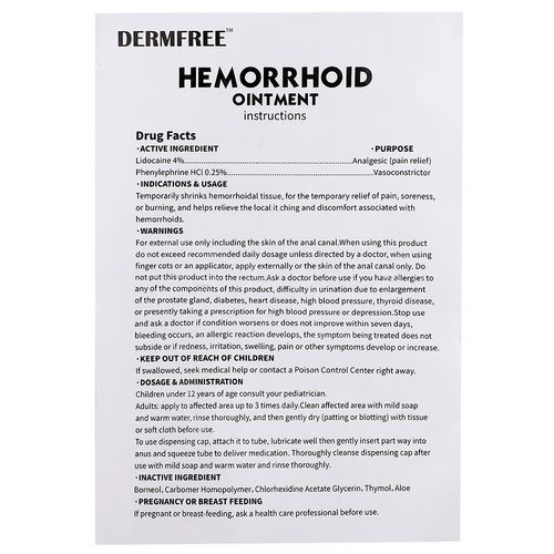 Hemorrhoid Cream Haemorrhoids Fissure Gel Piles Anal Fissure Prolapse Ointment — image 17