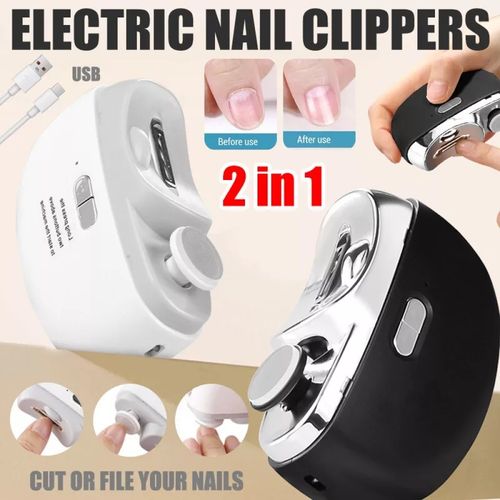 Electric Toe Nail Clippers For Thick Nails Nail Trimmer Cutter USB Rechargeable — image 1