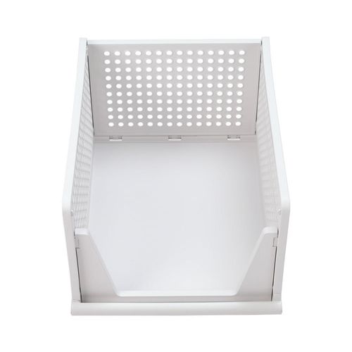 4x Stackable Folding Wardrobe Organiser Shelf Pull Out Closet Storage Box Drawer — image 13