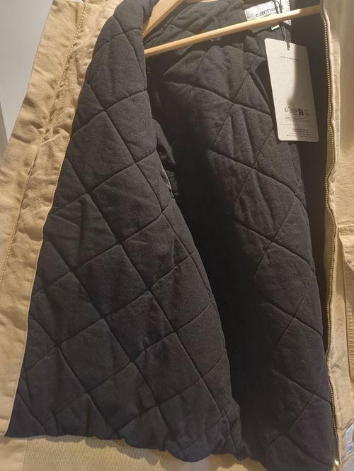 Carhartt WIP Stanton Jacket Brown Quilted Lined Zip Bomber Mens Size M RRP £245 — image 6