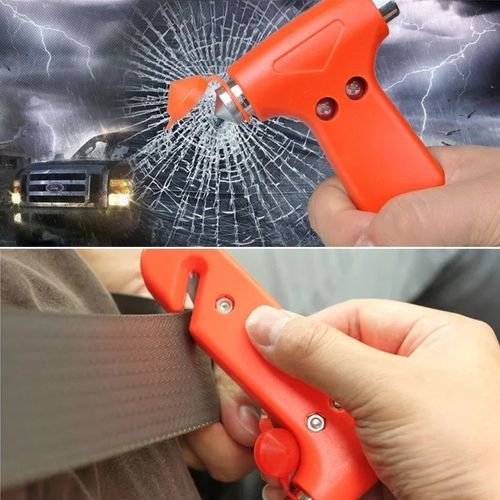 AA Emergency Car Window/Glass Hammer Seatbelt Cutter Rescue Tool - — image 9