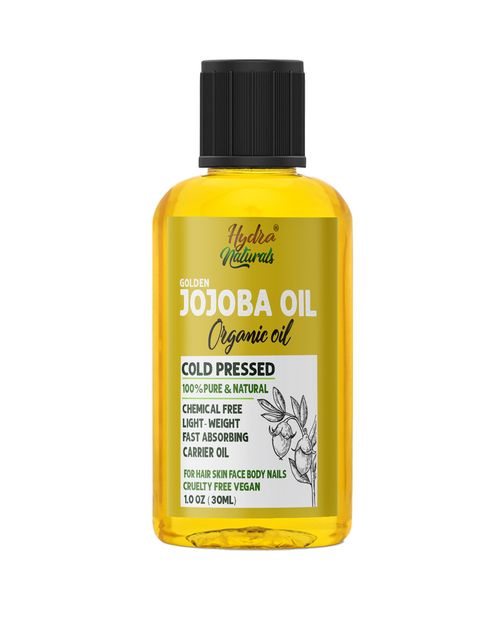 100%Pure Golden Jojoba Oil Organic for Hair Body Skin Face Natural Cold Pressed  — image 1