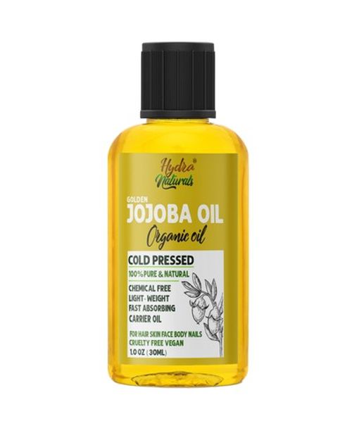 100%Pure Golden Jojoba Oil Organic for Hair Body Skin Face Natural Cold Pressed 