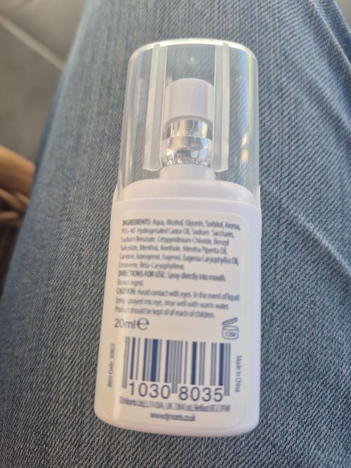 Breath spray Mouth Freshener Sugar Free Dent Expert  20ML Peppermint Flavour — image 2