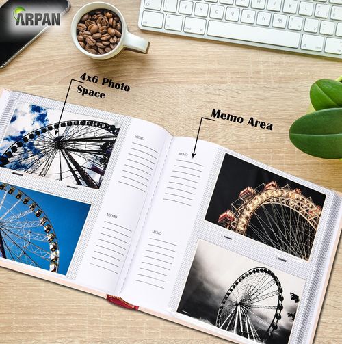 Slip in Case Photo Album with Memo writing Area Holds 6x4'' /15x10 cm 200 Photos — image 10