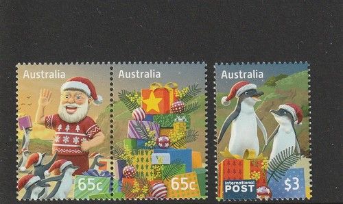 Australia 2025: Merry Christmas - Design set by 3 Stamps. Mint Never Hinged.