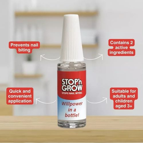 Stop n Grow Stops Nail Biting To Help Prevent Thumb or Finger Sucking 7.5ml — image 3