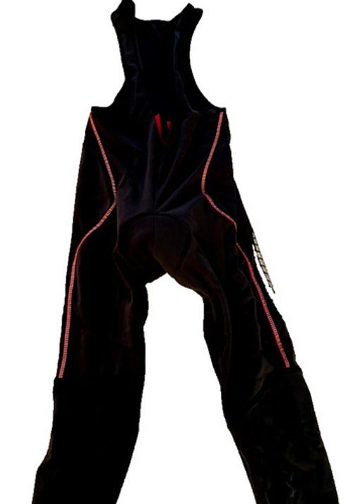 FDX Men Reflector Cycling Bib Tights Winter Thermal Padded Hi Viz Cycling Size L