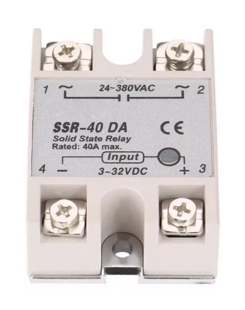 Solid State Relay SSR-40DA 3-32VDC 40A Output 24-380VAC Module Contactor Control — image 9