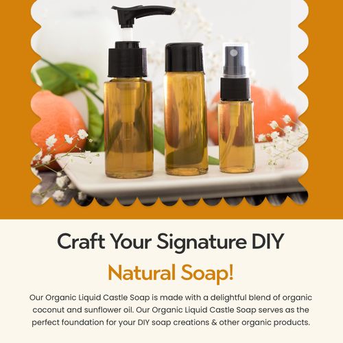 1 Litre Organic Liquid Castile Soap (1000ml) - All-Natural Unscented Liquid Soap — image 5