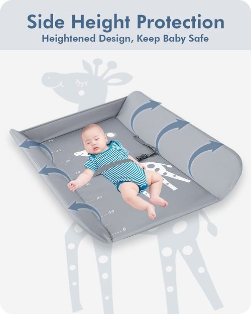 Folding Baby Changing Unit Table Station Changer Bed Storage Nursery Care Table — image 8