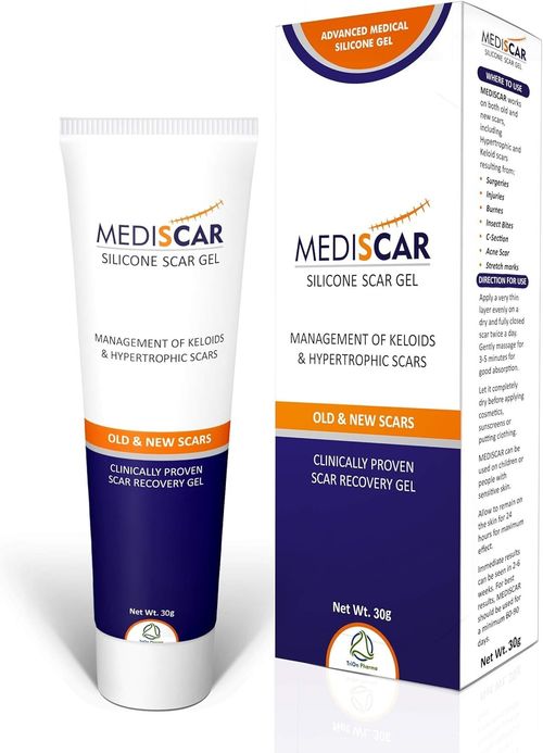 Silicone Gel for Scar Treatment - Mediscar (Acne, Wound, Burn, Spots Marks) 30g — image 1