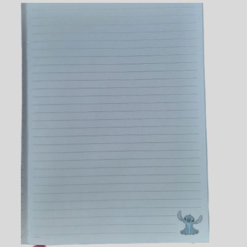 Stitch Notebook Disney Fluffy Blue Gift Cute Diary Large A4 — image 4