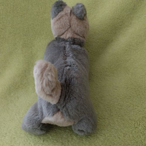 Plush Soft Toy Dog Brown Stuffed Animal Medium  8" long — image 4