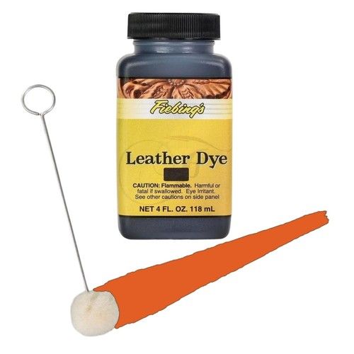 Fiebings Leather Dye Shoe Dye Smooth Leather Boots Bags Saddles Jackets 118ml