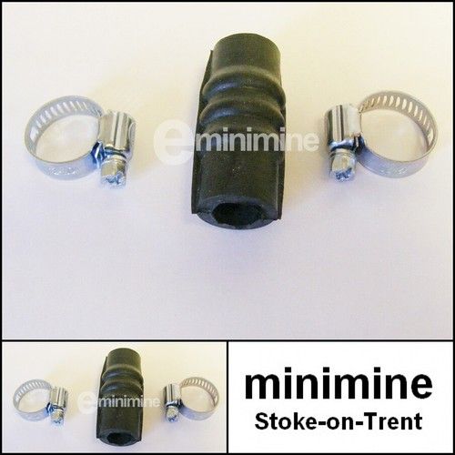 Classic Mini Rubber Bypass Hose and Clips rover water pump austin 998 850 head
