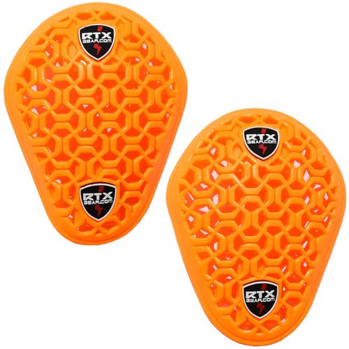 Flat Flexible Level 2 Biker Jacket Shoulder Elbow Armour Inserts Upgrade 4Pc Set — image 6