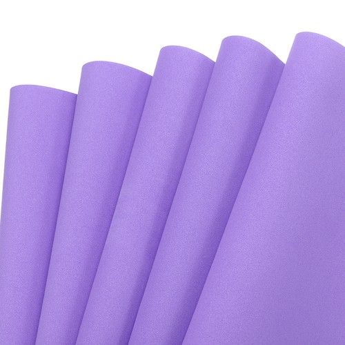 5Pcs EVA Foam Sheets Light Purple 35.4x19.7 inch 2mm Thick Crafts Foam Sheets