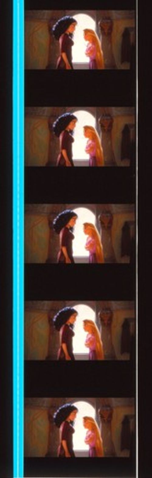 Tangled 35mm Film Cell strip very Rare var_e