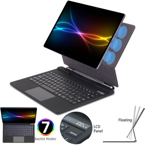 Magic Keyboard Case For Samsung Galaxy Tab S11 Ultra 14.6" Magnetic Floating LCD