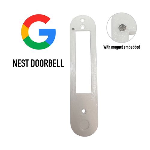 Google Nest Doorbell (Battery) Replacement Mounting Plate Spares — image 1