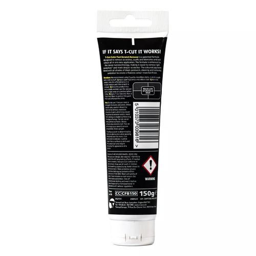 T-Cut Scratch Remover Color Fast Paint Restorer - Black - 150g + Wax Applicator — image 10
