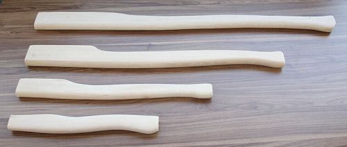 36cm 50cm 60cm 70cm 80cm Solid Wooden Axe Handle Shaft Replacement Beech Wood — image 1