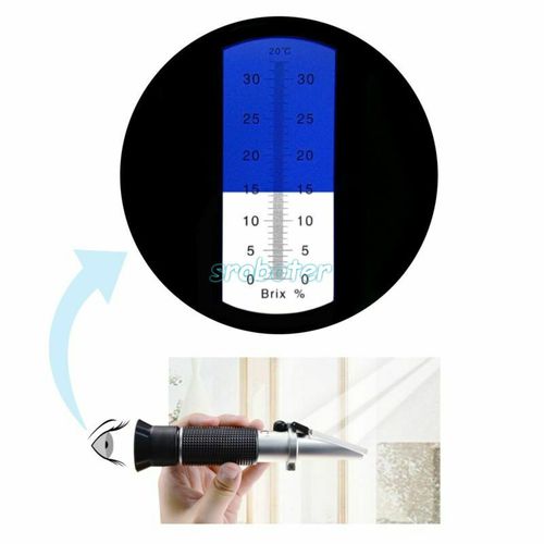 0-32% Brix Refractometer Sugar Concentration Tester For Fruit Vegetables Juice — image 6