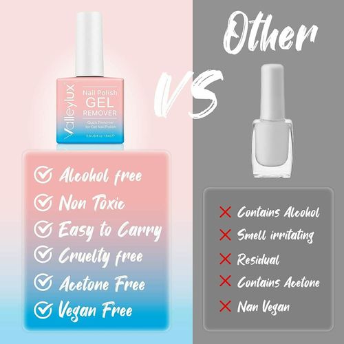 Valleylux Soak-Off Gel Acrylic Nail Polish Magic Quick Burst Manicure Remover — image 8