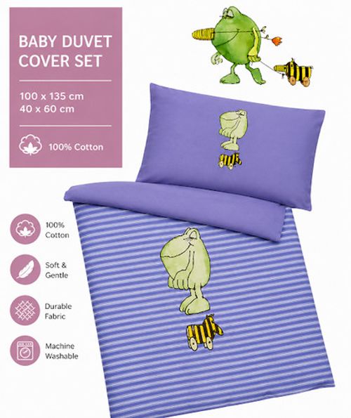 Baby Toddler Junior Bed Duvet Cover & Pillowcase Bedding Set For Baby – 1 Set UK