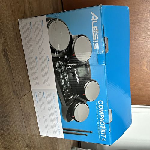 Alesis Compact Kit 4 Portable 4-Pad Digital Electronic Drum Kit w/ Drum Sticks — image 1