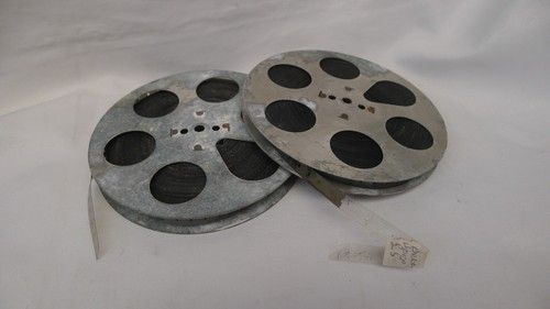 2 x Vintage 9.5mm Cine Film Reels to include Betty Boo plus 1 other film