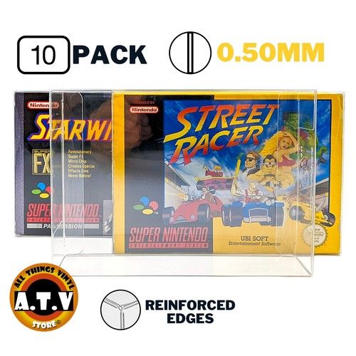  Game Box Protectors / Case / Display Box For SNES N64 Game Super Nintendo