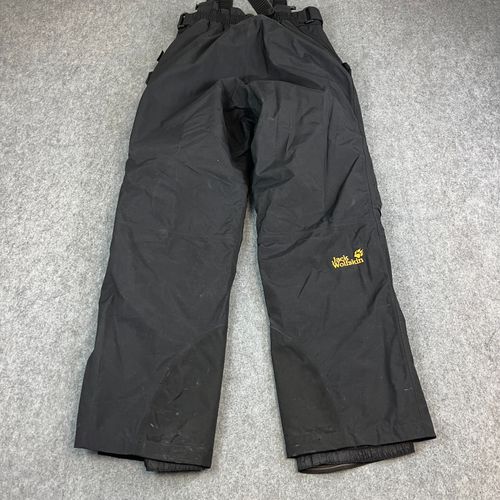 Jack Wolfskin Mens Ski Trousers Salopettes Bib Medium Black 32 32 Recco — image 2