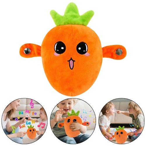 Fruit Beat Piano Plush Toy Touch Sensor Kids Interactive Musical Rhythm Gift UK