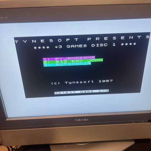 Sinclair ZX Spectrum 128k +3 disc version computer- FULLY WORKING + 6 games.  — image 15