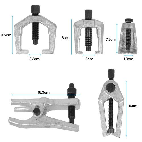5Pc Front End Service Tool Kit Pitman Arm Puller Ball Joint Separator — image 6