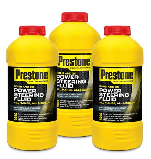 3x Prestone Power Steering Fluid Prevents Corrosion  For All Vehicles 355ml