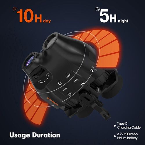 Head Mounted Night Vision Goggles 5X Digital Zoom Binoculars IR Infrared Hunting — image 16