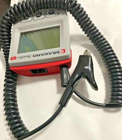 3m Coiled Earth Bond Lead for Seaward, Fluke, Megger, Kewtech + Most PAT Testers