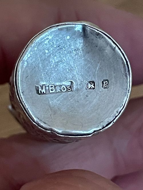 Antique Victorian Solid Silver Miniature Perfume Scent Bottle Birm 1898 — image 9