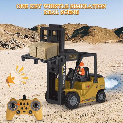 Mostop RC Forklift with Carrier Slab Construction Toy,1/24 Remote Control Forkl — image 6