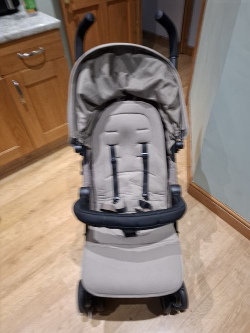 Silver Cross Single Folding Pushchair Stroller Grey And Black — image 2