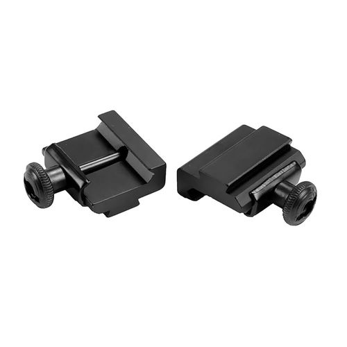 Set of 2 20mm to 11mm Dovetail Rail Base Adapter Scope Mount for Weaver Picat... — image 7