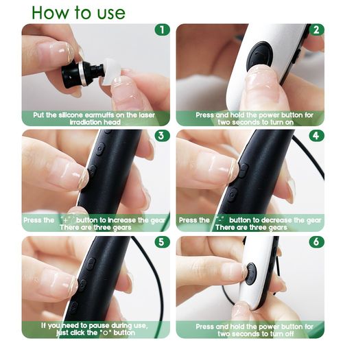 2026 New Portability Tinnitus Relief Earplug Nasal Rhinitis 650nm Red Light UK — image 9