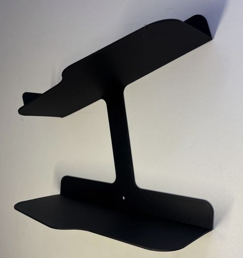 Floating Shoe / Trainer Wall Display / Mount / Shelf - Black, White & Grey  — image 9