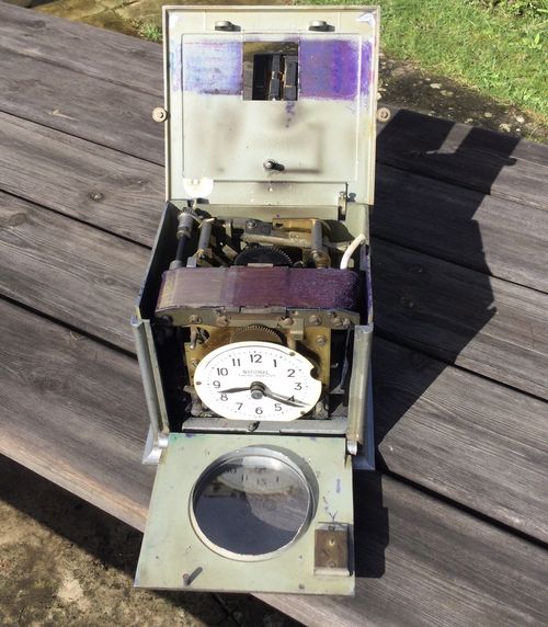 National Time Recorder Clocking In Machine — image 2