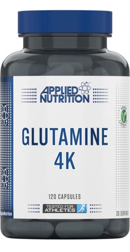 Applied Nutrition Glutamine 4K L-Glutamine 4000mg 120 Caps Vegan Halal